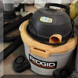 Z12. Ridgid shop vac. 